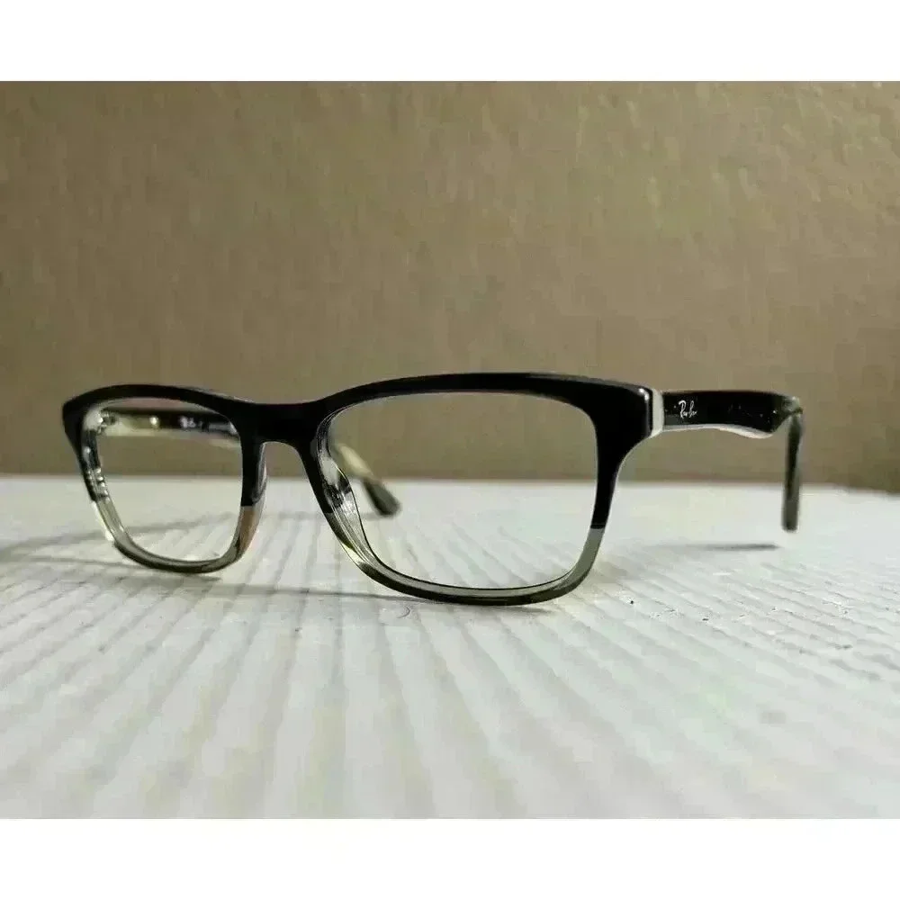 Ray-Ban Eyeglasses RB 5279 5540‎ Gray Horn Fade Square Frame 53-18-145 No…